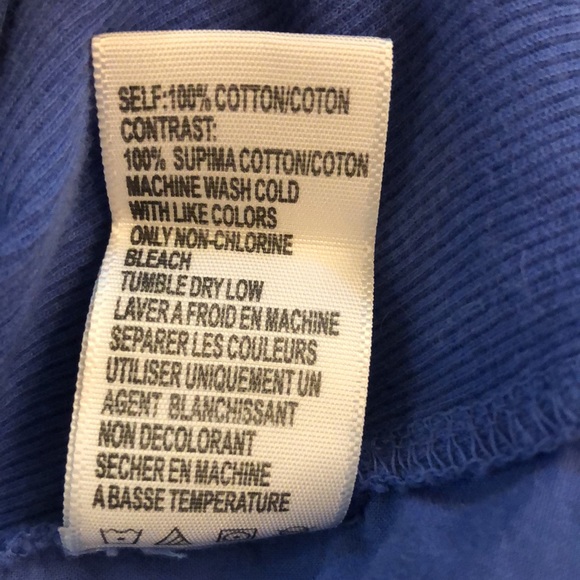 JAMES PERSE BUTTON DOWN SIDE PANEL BLUE WO… - Picture 11 of 16